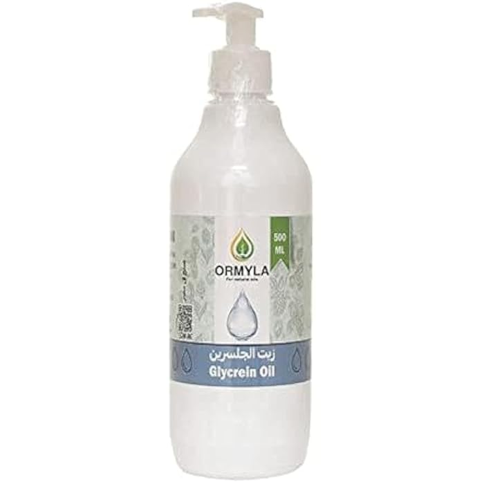 Ormyla Glycerin Oil Raw Skin & Body,Packaging May Vary, 500ml